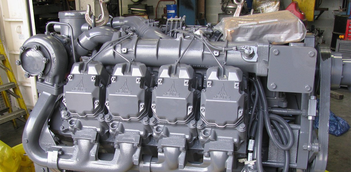 A brand new Deutz engine